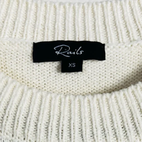 Rails “Perci” Cream Sweater with Red Strawberry Design. Size XS - Picture 6 of 12